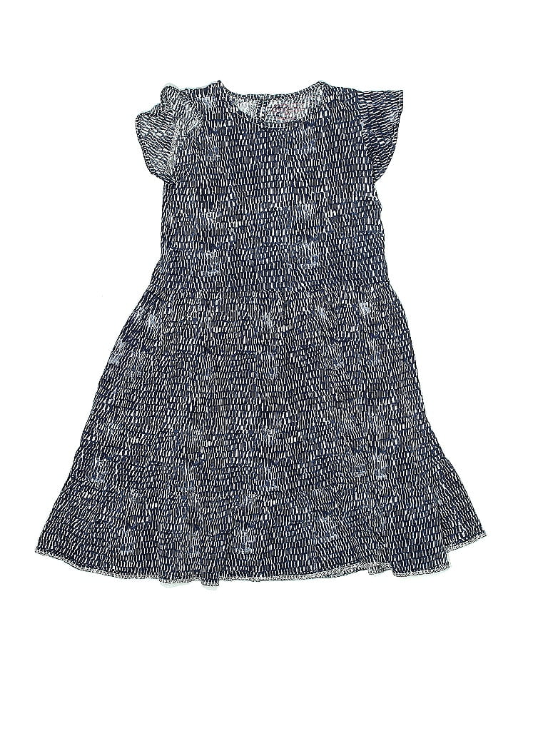 Duffiled lane 100% Cotton Tweed Blue Dress Size 14 (big kids) - photo 1