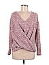 Lou & Grey for LOFT Tweed Red Pink Pullover Sweater Size M - photo 1