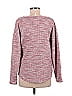 Lou & Grey for LOFT Tweed Red Pink Pullover Sweater Size M - photo 2