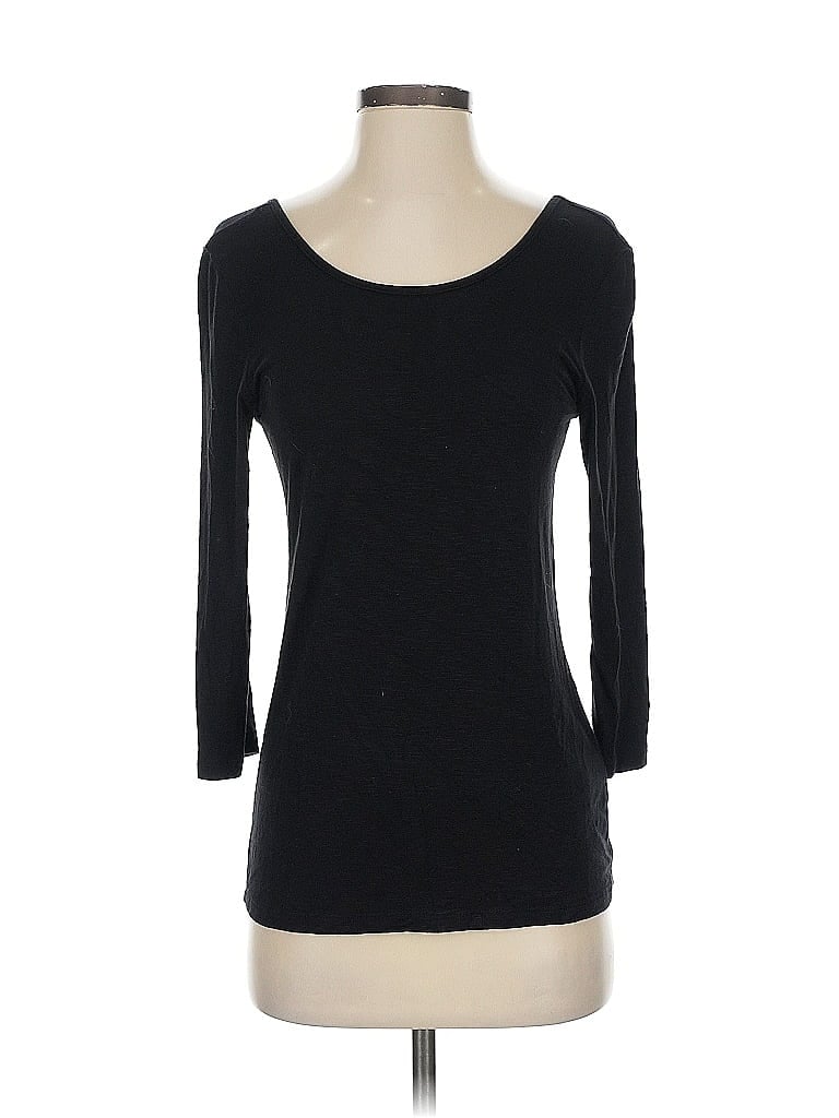 Pre-owned Left Coast By Dolan 3/4 Sleeve T-shirt In Black