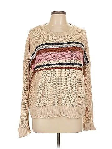 Hem & Thread Pullover Sweater (view 1)