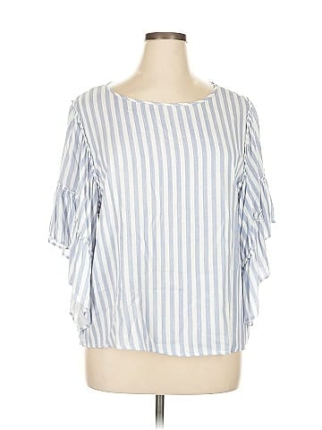 Sharagano 3/4 Sleeve Blouse (view 1)