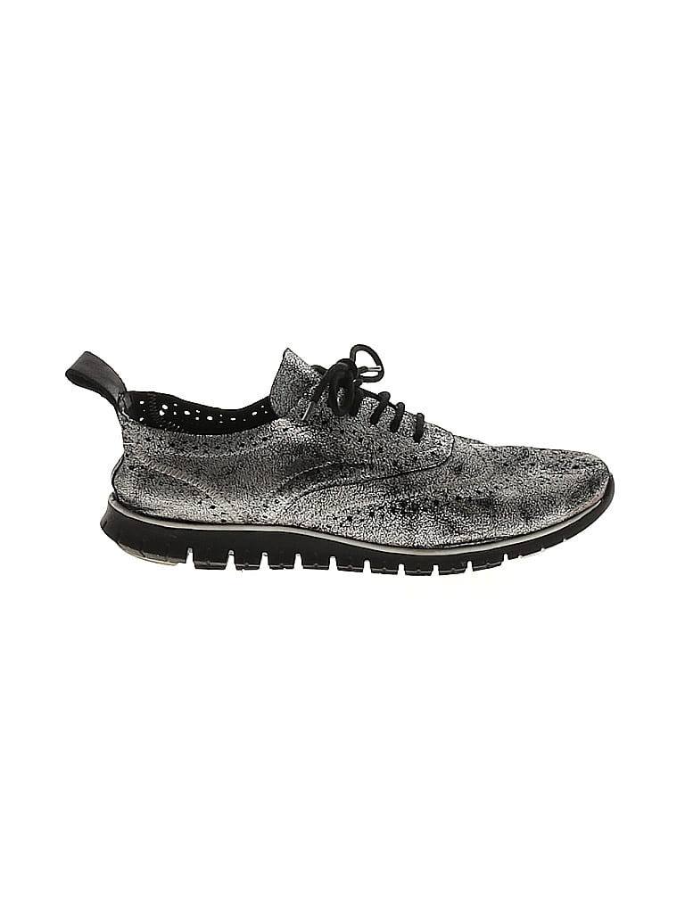 Bos & Co Gray Silver Sneakers Size EU 37 - photo 1