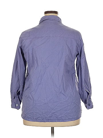 Cherokee 3/4 Sleeve Button-Down Shirt (view 2)