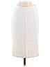 J.Crew 100% Polyester Solid Ivory Formal Skirt Size 0 - photo 1