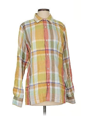 Officine Generale Long Sleeve Button-Down Shirt (view 1)