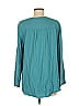 Karen Kane 100% Rayon Teal Long Sleeve Blouse Size M - photo 2