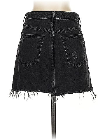 We the Free Denim Skirt (view 2)