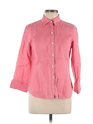 Foxcroft 3/4 Sleeve Button-Down Shirt (view 1)