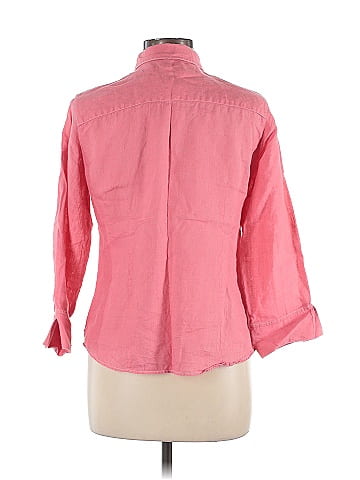 Foxcroft 3/4 Sleeve Button-Down Shirt (view 2)