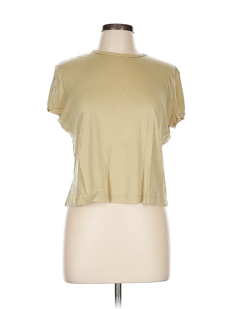 Pre-owned Assorted Brands Short Sleeve T-shirt In Brown