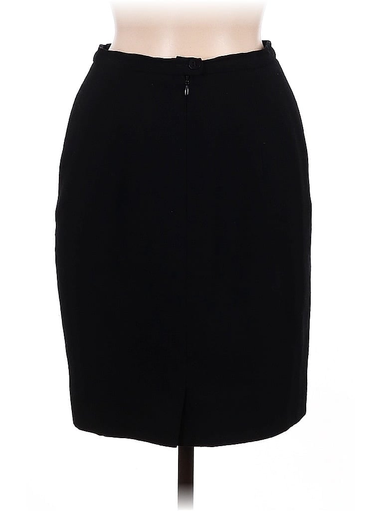 Pre-owned Max Mara Wool Skirt In Black