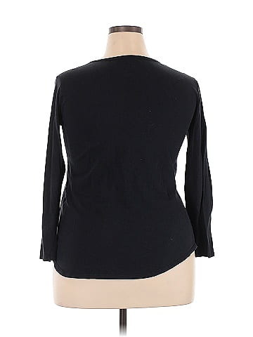 Indigo 3/4 Sleeve T-Shirt (view 2)