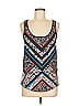 Lauren Conrad 100% Polyester Blue Sleeveless Top Size M - photo 1