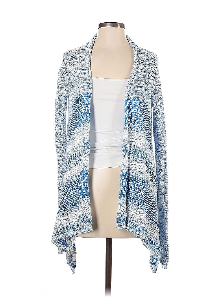 Pre-owned Hollister Cardigan Sweater In Blue