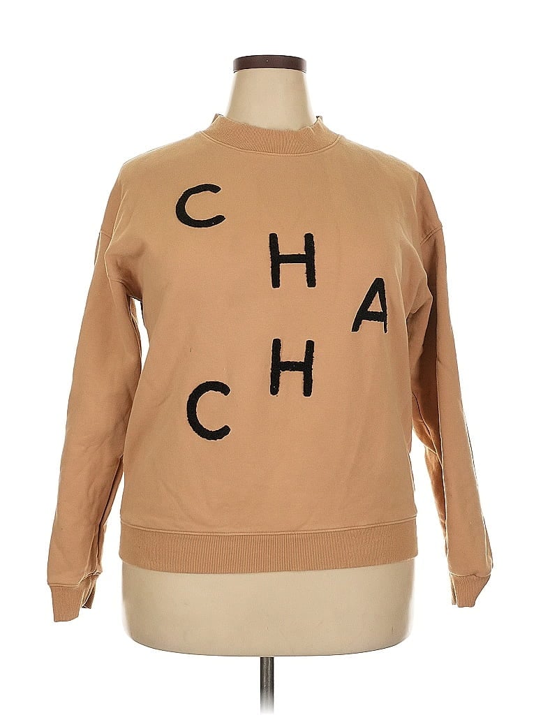 Ellandemm Tan Sweatshirt Size 2X - photo 1