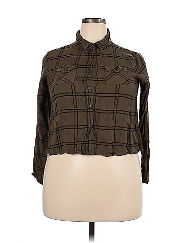 Rebellion 3/4 Sleeve Button-Down Shirt (view 1)