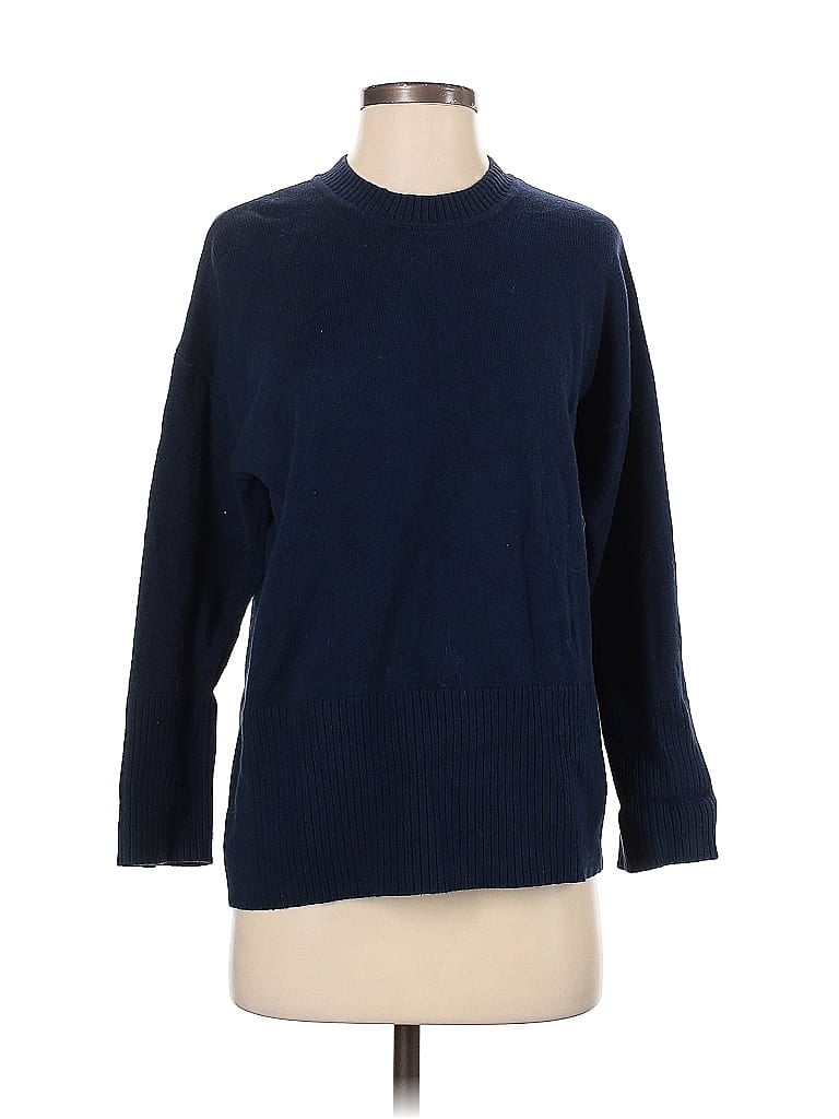 Pre-owned Ann Taylor Loft Pullover Sweater In Blue