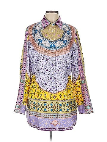 ETRO Long Sleeve Silk Top (view 1)