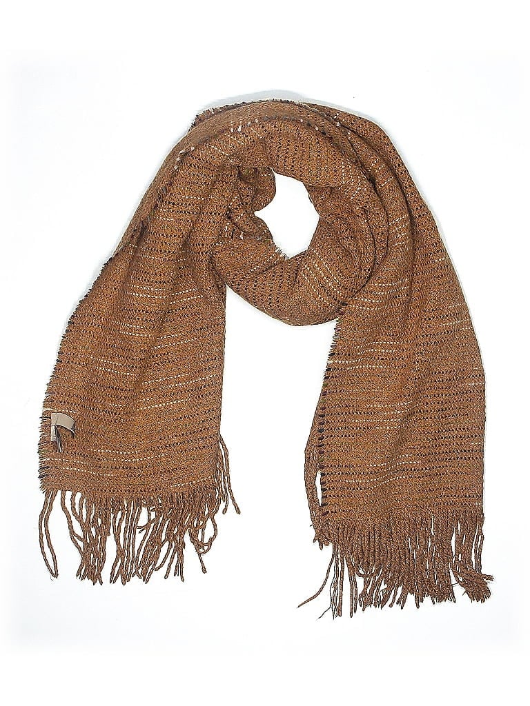 Pre-owned Look Scarf In Brown