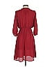 Picky Girl 100% Polyester Solid Burgundy Casual Dress Size S - photo 2