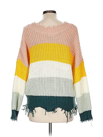 Main Strip Pullover Sweater (view 2)