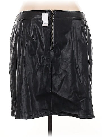 Ann Taylor LOFT Faux Leather Skirt (view 2)