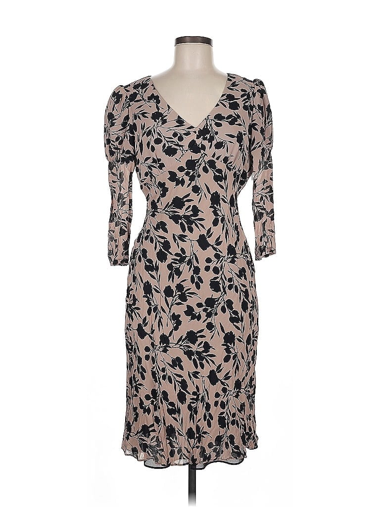 Pre-owned Abs Allen Schwartz Cocktail Dress In Brown