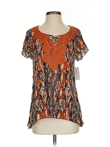 New York Laundry Short Sleeve Blouse (view 1)