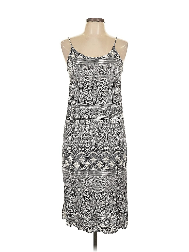 Pre-owned H&m Casual Dress In Gray