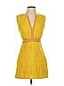 St. John Tweed Yellow Cocktail Dress Size S - photo 1