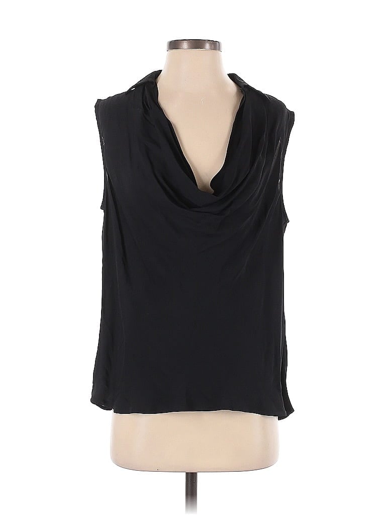 Pre-owned Reiss Sleeveless Blouse In Black