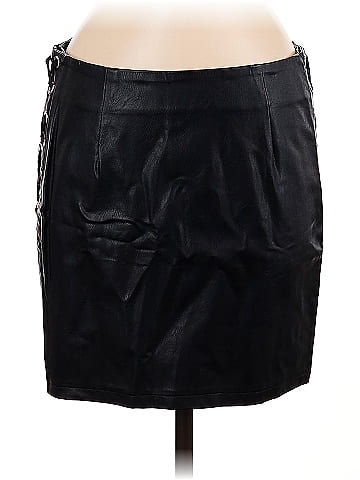 SEEK The Label Faux Leather Skirt (view 1)