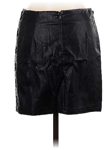 SEEK The Label Faux Leather Skirt (view 2)