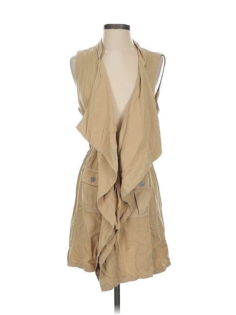XCVI Tan Vest Size S - photo 1