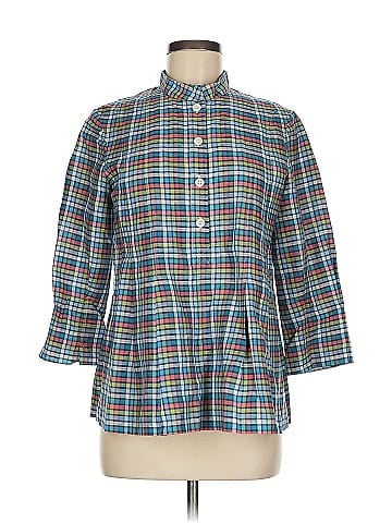 A.P.C. 3/4 Sleeve Button-Down Shirt (view 1)