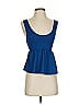 Brit & Bri Blue Sleeveless Blouse Size XS - photo 1