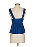 Brit & Bri Blue Sleeveless Blouse Size XS - photo 2