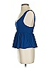 Brit & Bri Blue Sleeveless Blouse Size XS - photo 5