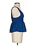 Brit & Bri Blue Sleeveless Blouse Size XS - photo 4