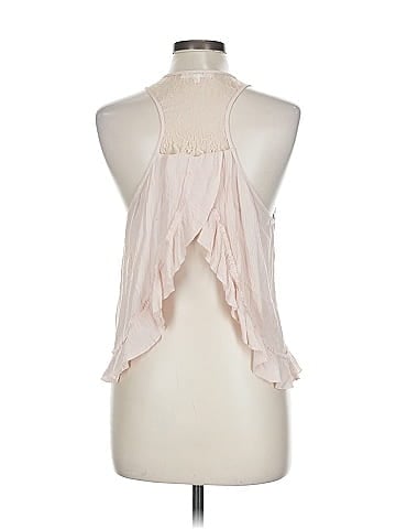 A. Peach Sleeveless Blouse (view 2)