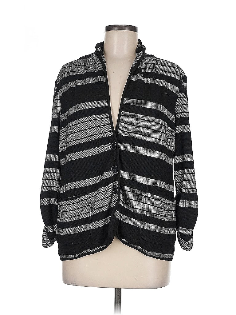 Pre-owned Coldwater Creek Cardigan Sweater In Gray