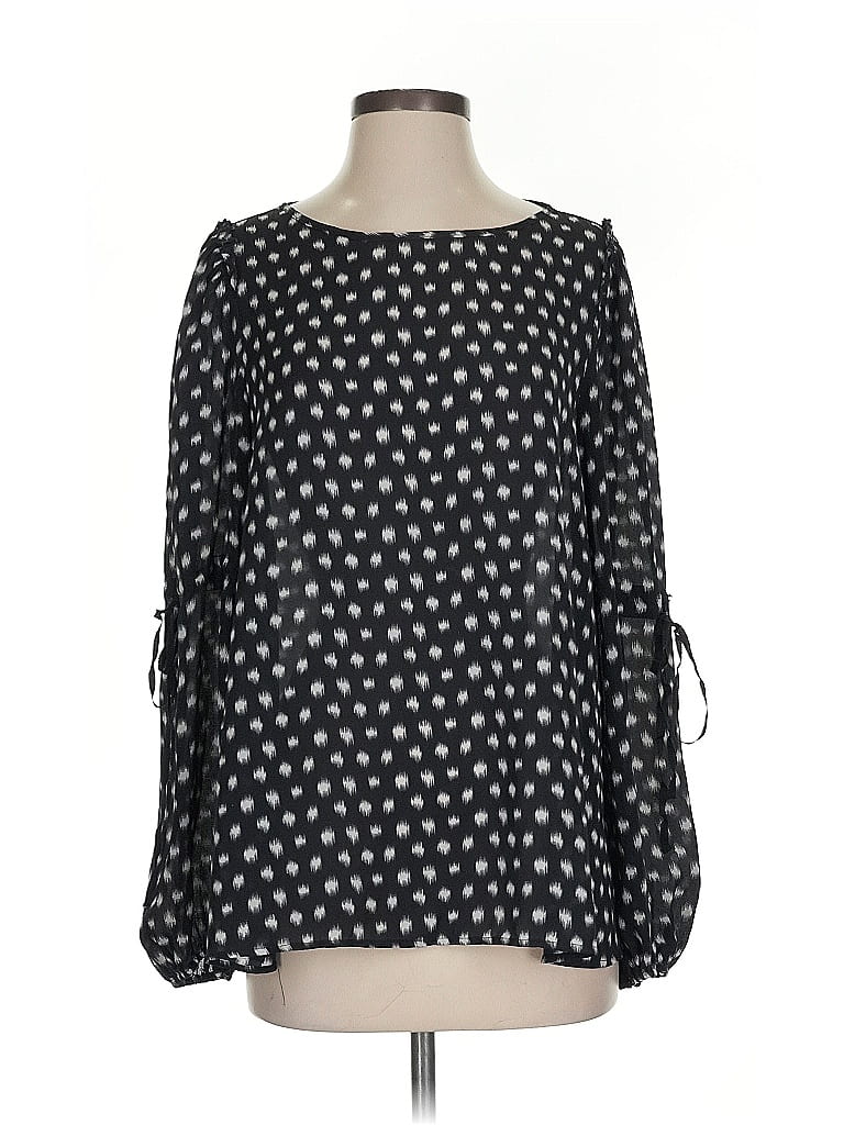 Pre-owned Max Studio 3/4 Sleeve Blouse In Black