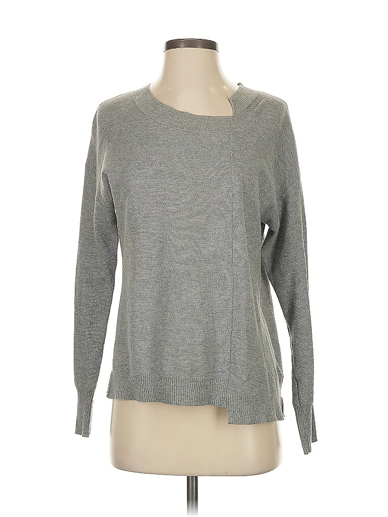 Caryn Vallone 100% Cotton Gray Pullover Sweater Size XS - photo 1