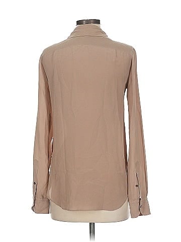 Fossil Long Sleeve Silk Top (view 2)