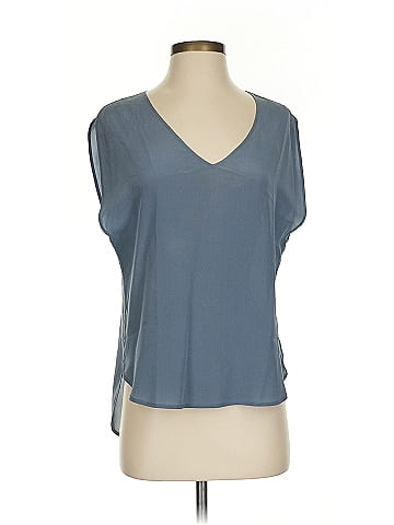 Code Short Sleeve Silk Top (view 1)