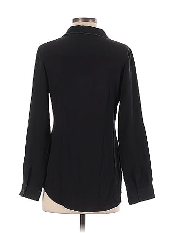 A Pea in the Pod Long Sleeve Silk Top (view 2)