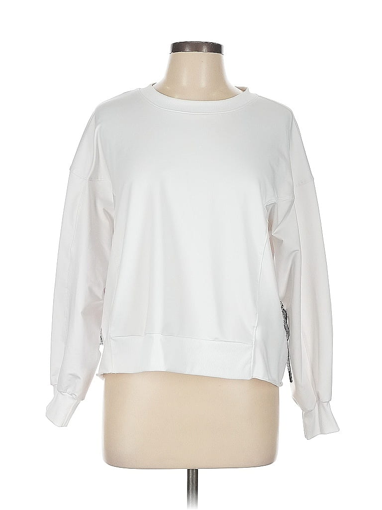 Lucky in Love White Sweatshirt Size 12 - photo 1