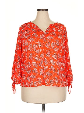 Collective Concepts 3/4 Sleeve Blouse (view 1)