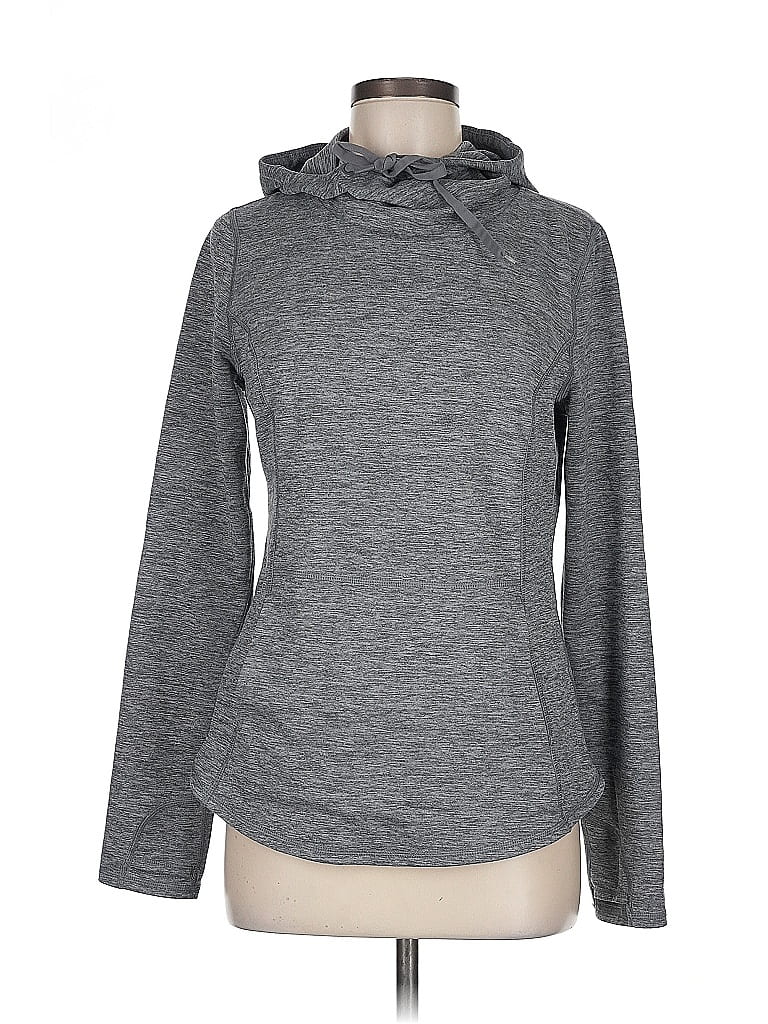 Pre-owned 90 Degree By Reflex Pullover Hoodie In Gray